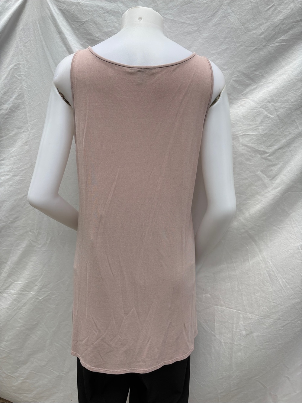 Eileen Fisher Blush Pink Sleeveless Scoop Neck Tank - Picture 9 of 9